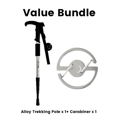 🔥🎁 50% off  Adjustable Aluminum Alloy Trekking Pole