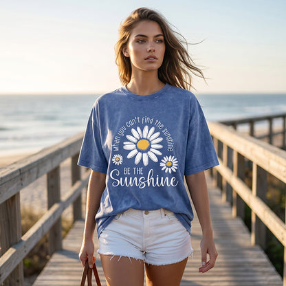 🌼👕 LIMITED TIME 50% OFF! Vintage Washed Daisy T-Shirt – Soft Breathable Blend, Relaxed Drop Shoulder Fit and Retro Everyday Style