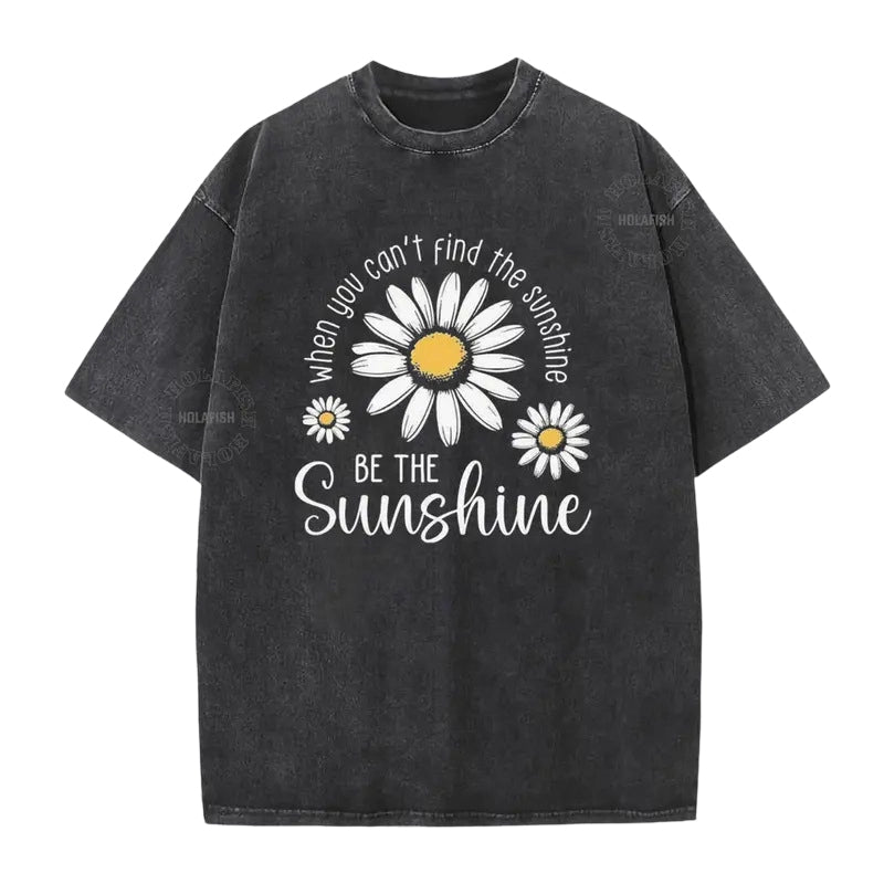🌼👕 LIMITED TIME 50% OFF! Vintage Washed Daisy T-Shirt – Soft Breathable Blend, Relaxed Drop Shoulder Fit and Retro Everyday Style