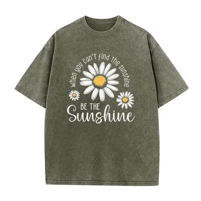 🌼👕 LIMITED TIME 50% OFF! Vintage Washed Daisy T-Shirt – Soft Breathable Blend, Relaxed Drop Shoulder Fit and Retro Everyday Style