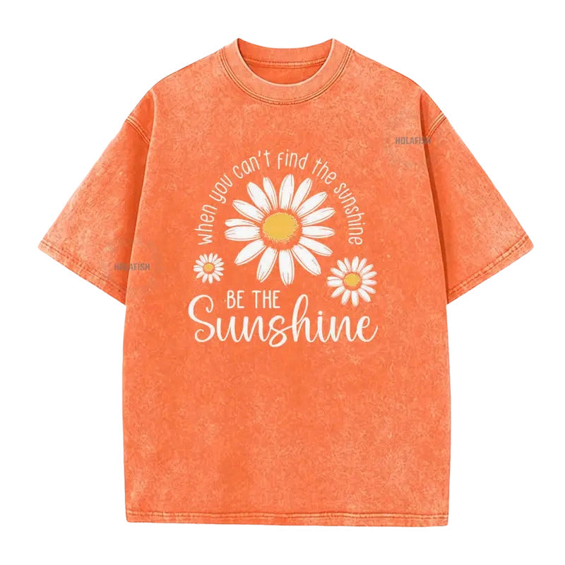 🌼👕 LIMITED TIME 50% OFF! Vintage Washed Daisy T-Shirt – Soft Breathable Blend, Relaxed Drop Shoulder Fit and Retro Everyday Style