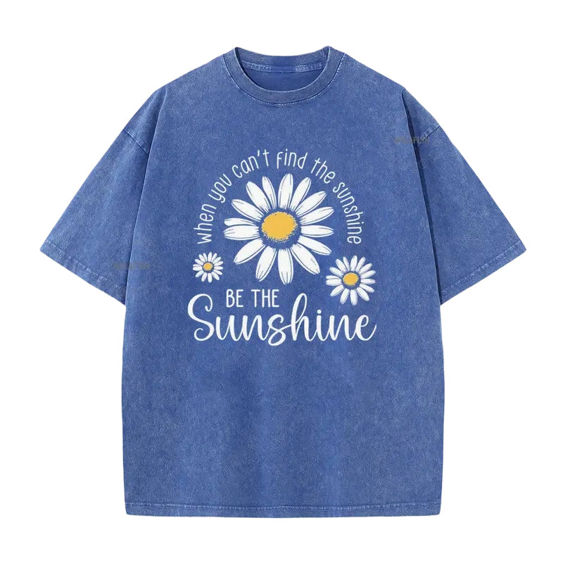 🌼👕 LIMITED TIME 50% OFF! Vintage Washed Daisy T-Shirt – Soft Breathable Blend, Relaxed Drop Shoulder Fit and Retro Everyday Style
