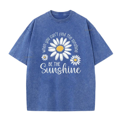 🌼👕 LIMITED TIME 50% OFF! Vintage Washed Daisy T-Shirt – Soft Breathable Blend, Relaxed Drop Shoulder Fit and Retro Everyday Style