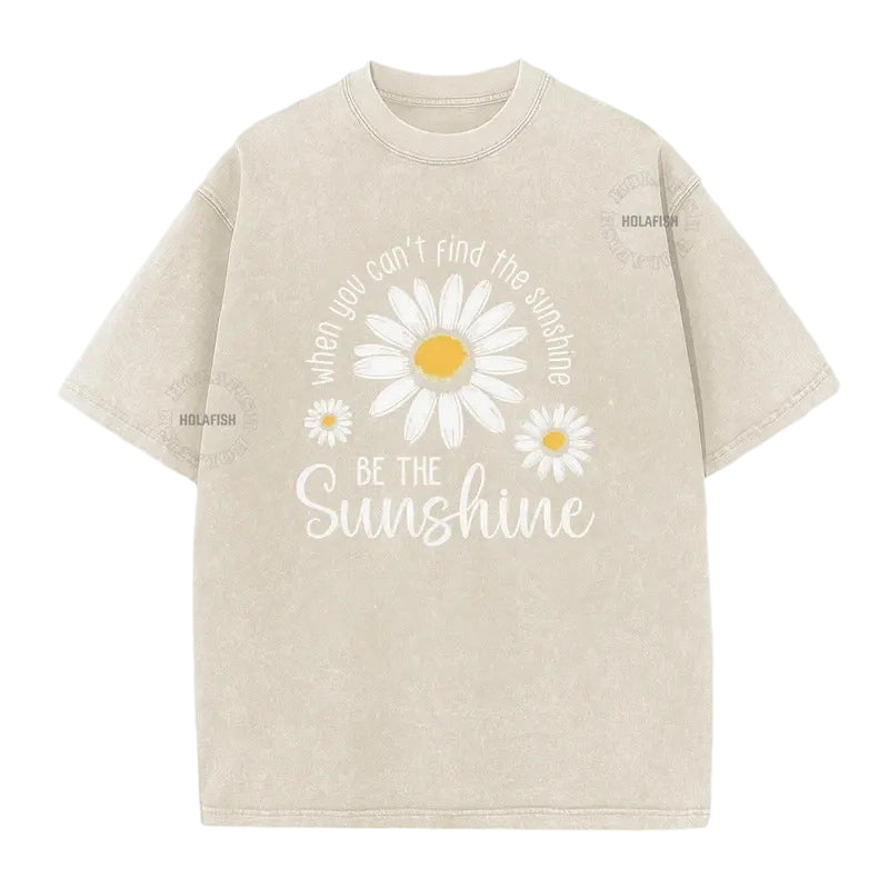 🌼👕 LIMITED TIME 50% OFF! Vintage Washed Daisy T-Shirt – Soft Breathable Blend, Relaxed Drop Shoulder Fit and Retro Everyday Style