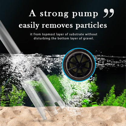 ⏳ LAST DAY 50% OFF! ! 🔥 Electric Aquarium Gravel Cleaner – Powerful Siphon, Hands-Free Operation & Crystal-Clear Tank Water ✨
