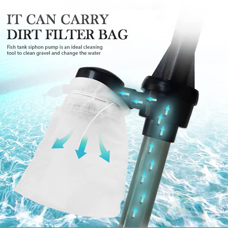 ⏳ LAST DAY 50% OFF! ! 🔥 Electric Aquarium Gravel Cleaner – Powerful Siphon, Hands-Free Operation & Crystal-Clear Tank Water ✨