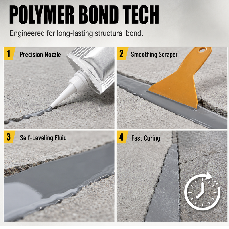 🔥🔥Waterproof Concrete Crack Filler & Sealant