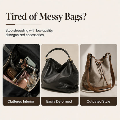 👜 One bag. Endless looks. Chic bucket bag — shoulder or crossbody, day or night. 😎