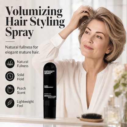 🍑 BUY 2 GET 1 FREE! ✨ Volumizing Hair Mist – Natural lift for fine hair, lightweight hold & peach scent – Fresh volume with no sticky residue 💨