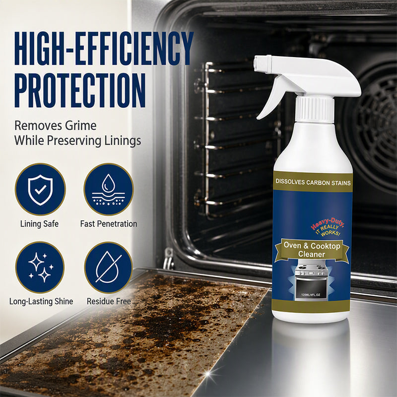 💥 LAST DAY SALE ONLY ￡10.99!!🌻Heavy Duty Oven & Cooktop Cleaner Spray