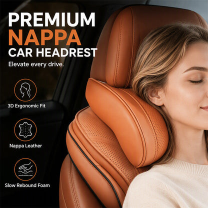 🚗🚗💤 Relieve Driving Fatigue! Universal Memory Foam Car Headrest Neck Pillow, Ergonomic Support Auto Neck Cushion for Long Road Trips