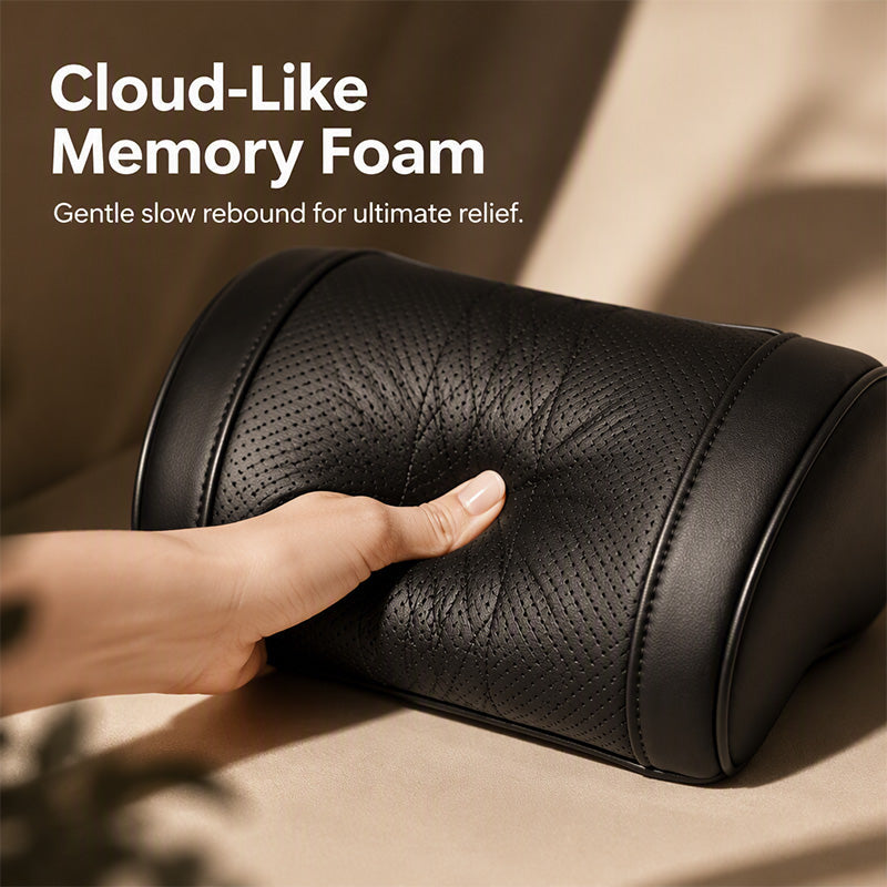 🚗🚗💤 Relieve Driving Fatigue! Universal Memory Foam Car Headrest Neck Pillow, Ergonomic Support Auto Neck Cushion for Long Road Trips
