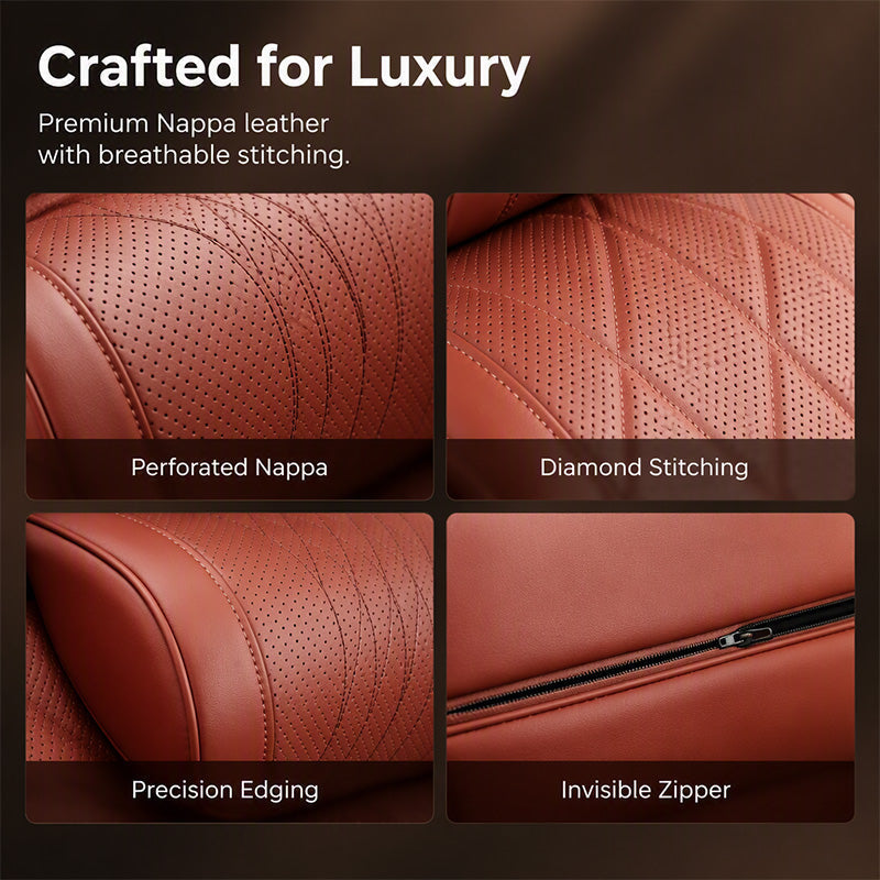 🚗🚗💤 Relieve Driving Fatigue! Universal Memory Foam Car Headrest Neck Pillow, Ergonomic Support Auto Neck Cushion for Long Road Trips
