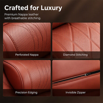 🚗🚗💤 Relieve Driving Fatigue! Universal Memory Foam Car Headrest Neck Pillow, Ergonomic Support Auto Neck Cushion for Long Road Trips