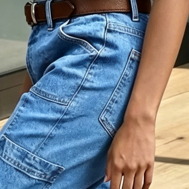 🎉👖 LIMITED-TIME 50% OFF! ✨Women's Casual Stretchy Cropped Denim Pants