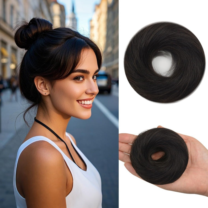 🏆 Temporary promotion: buy one, get one free 🔥✨ Create a chic, effortless bun in an instant 💖