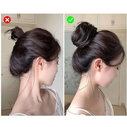 🏆 Temporary promotion: buy one, get one free 🔥✨ Create a chic, effortless bun in an instant 💖