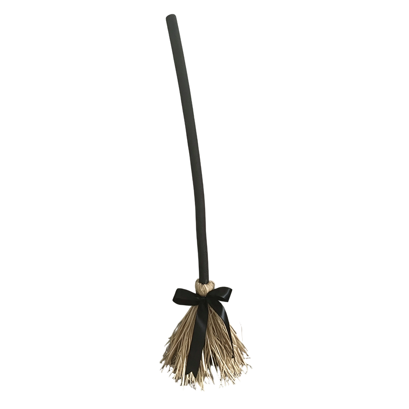 ⏳🔥LIMITED-TIME 50% OFF! ⏰🧙 Animated Witch Broom Halloween Decoration with Lights and Sound