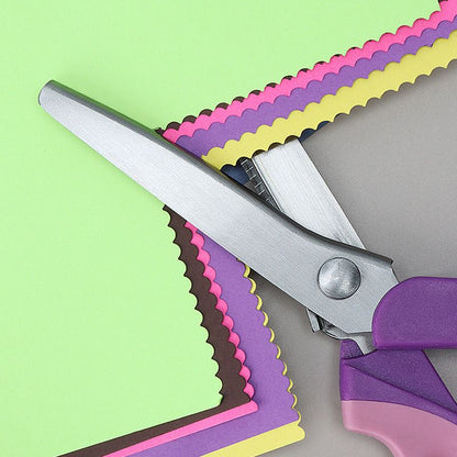 🧵 50% OFF! Premium Stainless Steel Pinking Shears – Ergonomic Soft-Grip, Zigzag Cut ✂️