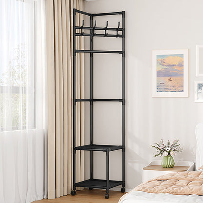 🛏️ Stop Piling Clothes on Chairs – This Slim Rack Holds Coats, Bags & Folded Stuff Without Eating Up Floor Space 🏠✨
