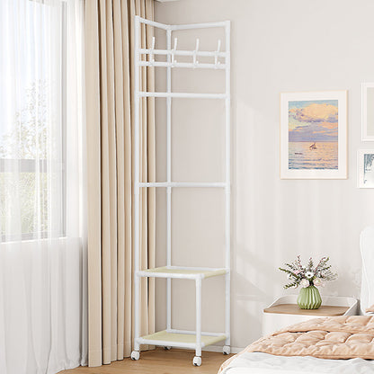 🛏️ Stop Piling Clothes on Chairs – This Slim Rack Holds Coats, Bags & Folded Stuff Without Eating Up Floor Space 🏠✨