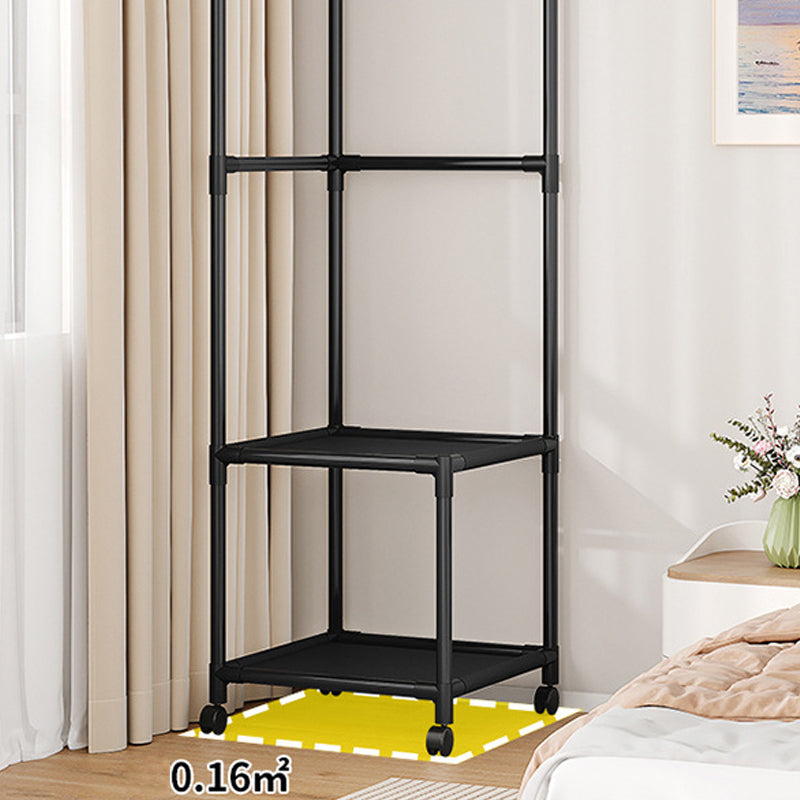 🛏️ Stop Piling Clothes on Chairs – This Slim Rack Holds Coats, Bags & Folded Stuff Without Eating Up Floor Space 🏠✨