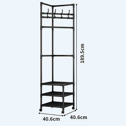🛏️ Stop Piling Clothes on Chairs – This Slim Rack Holds Coats, Bags & Folded Stuff Without Eating Up Floor Space 🏠✨