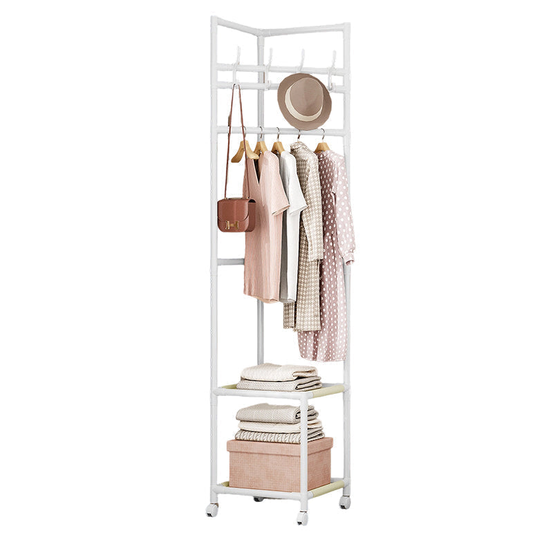 🛏️ Stop Piling Clothes on Chairs – This Slim Rack Holds Coats, Bags & Folded Stuff Without Eating Up Floor Space 🏠✨