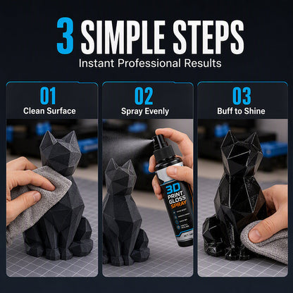 🖨️ BUY 2 GET 1 FREE! ✨ 3D Printer Gloss Spray – Quick drying, layer line reducer – Ideal for PLA, PETG & ABS – Perfect finish 🎨