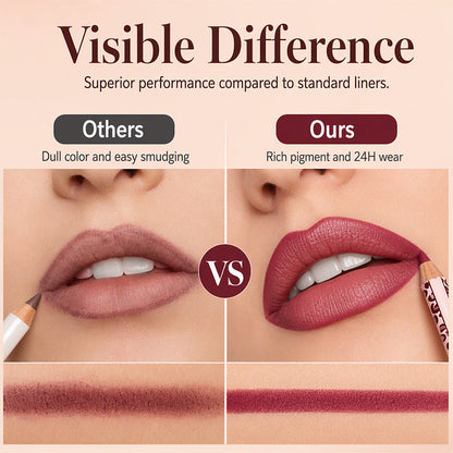 💄 LIMITED-TIME 50% OFF! 💥 12-Color Matte Lip Liner Set – Smudge-Proof, Long-Wearing & Multi-Shade – Precise Contouring for Every Look ✨