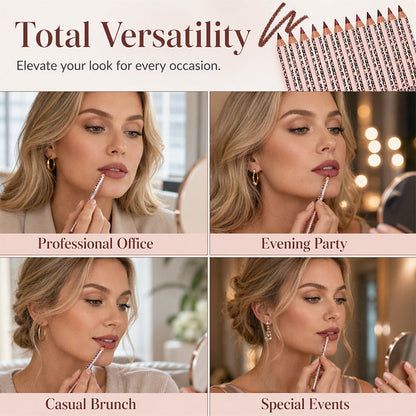💄 LIMITED-TIME 50% OFF! 💥 12-Color Matte Lip Liner Set – Smudge-Proof, Long-Wearing & Multi-Shade – Precise Contouring for Every Look ✨