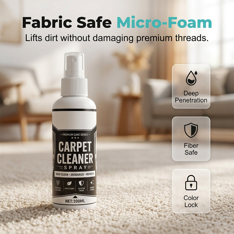 🏆 Last Day Special Price £9.78! 🛋️Buy 2 Get 1 Free🎁 Deep Clean Carpet Spray – Industrial-Strength Formula✨