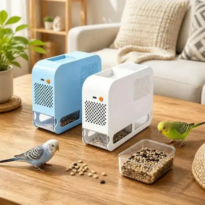 🔥 50% OFF 🐦 Electric Bird Seed Chaff Separator – 5-Speed Airflow, Quiet Motor & Easy One-Touch Cleaning