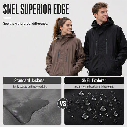 🧥Men's Windproof Hooded Cargo Jacket Waterproof Outdoor Streetwear Coat🍂
