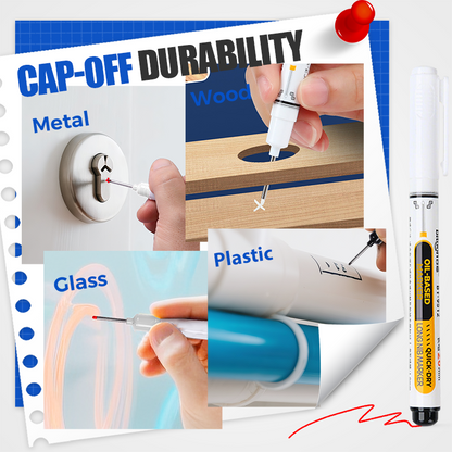 ⏳🔥LIMITED-TIME 50% OFF! ⏰Precision Tip Quick-Dry Oil-Based Marker Pen