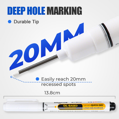⏳🔥LIMITED-TIME 50% OFF! ⏰Precision Tip Quick-Dry Oil-Based Marker Pen
