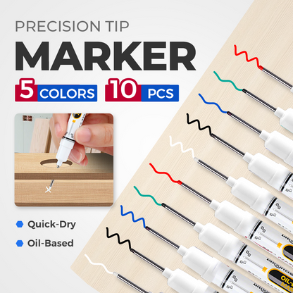 ⏳🔥LIMITED-TIME 50% OFF! ⏰Precision Tip Quick-Dry Oil-Based Marker Pen
