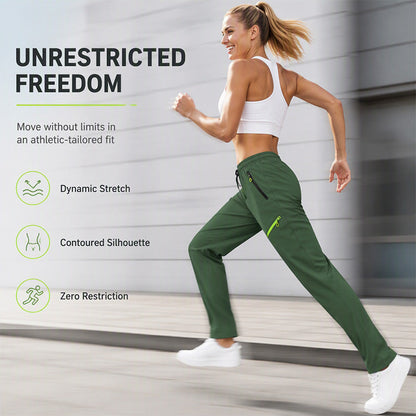 ⏳LAST DAY SALE 50% OFF!!🔥Women's Casual Athletic Pants with Zipper Pockets
