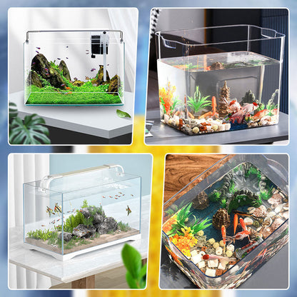 🔥LAST‑DAY SALE! 🐠 Mini Aquarium Filter | Flow + Aeration