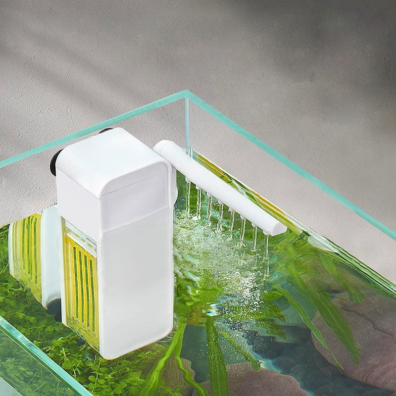 🔥LAST‑DAY SALE! 🐠 Mini Aquarium Filter | Flow + Aeration