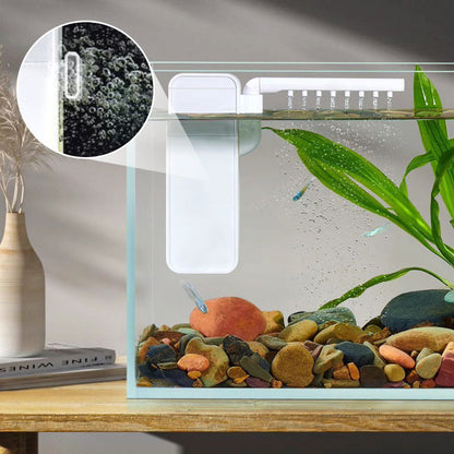 🔥LAST‑DAY SALE! 🐠 Mini Aquarium Filter | Flow + Aeration