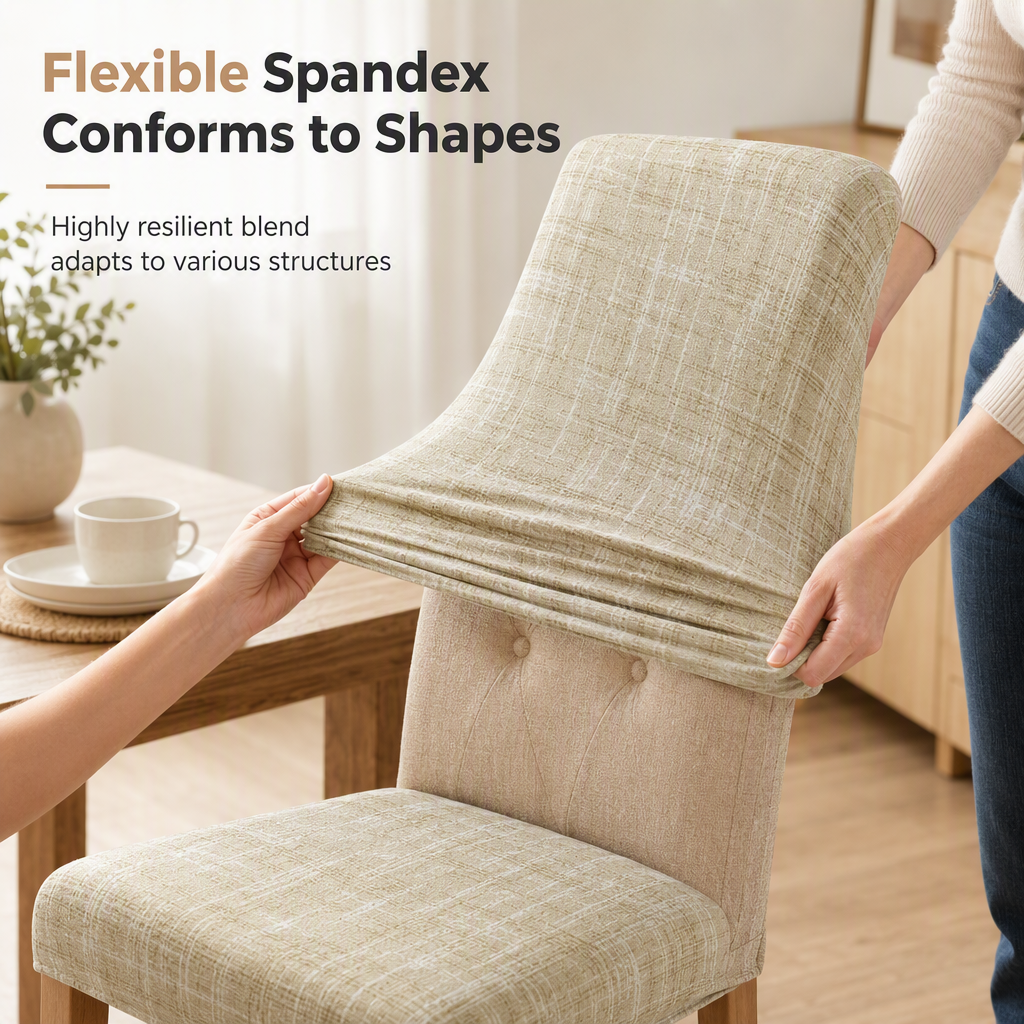 🪑 Save 50%! 🍷 Stretch Plaid Chair Cover – Easy fit & protective ✨