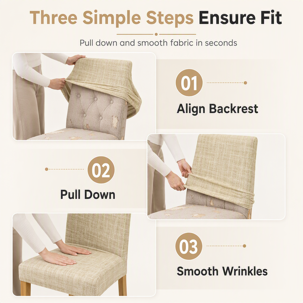 🪑 Save 50%! 🍷 Stretch Plaid Chair Cover – Easy fit & protective ✨