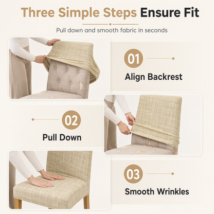 🪑 Save 50%! 🍷 Stretch Plaid Chair Cover – Easy fit & protective ✨