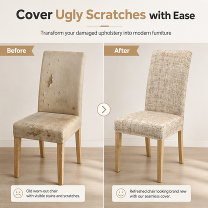 🪑 Save 50%! 🍷 Stretch Plaid Chair Cover – Easy fit & protective ✨