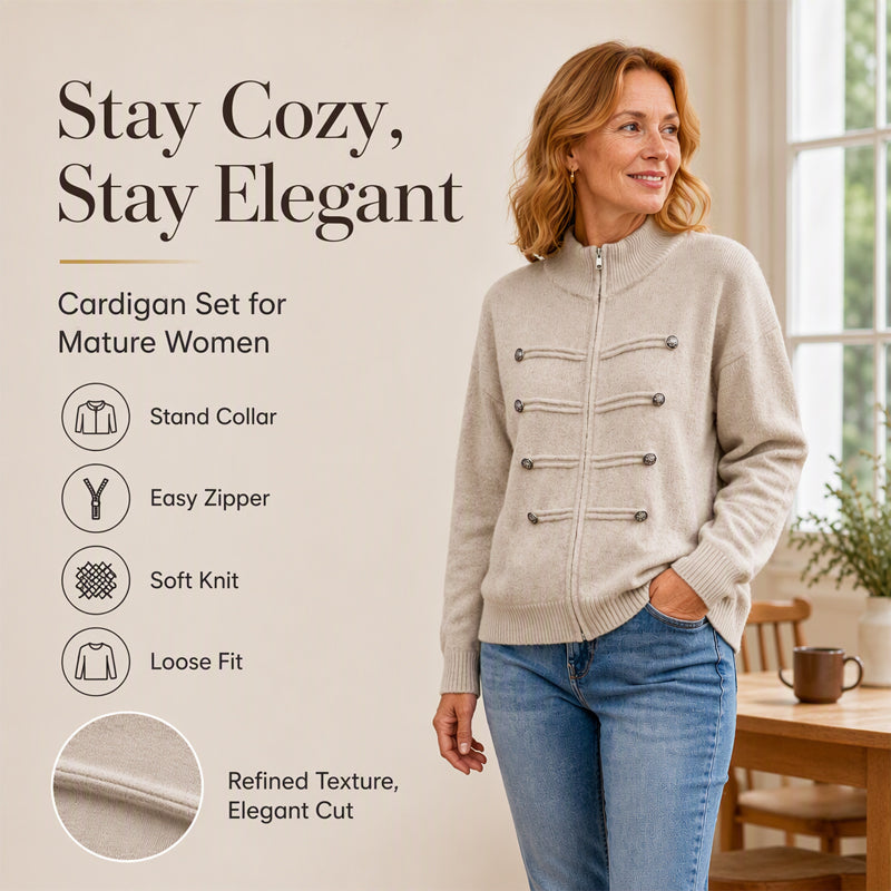 👚✨Women's Casual Double Zipper Sweater Jacket✨𝘉𝘶𝘺 𝘢𝘯𝘺 2 𝘢𝘯𝘥 𝘨𝘦𝘵 𝘢𝘯 𝘦𝘹𝘵𝘳𝘢 8% 𝘥𝘪𝘴𝘤𝘰𝘶𝘯𝘵