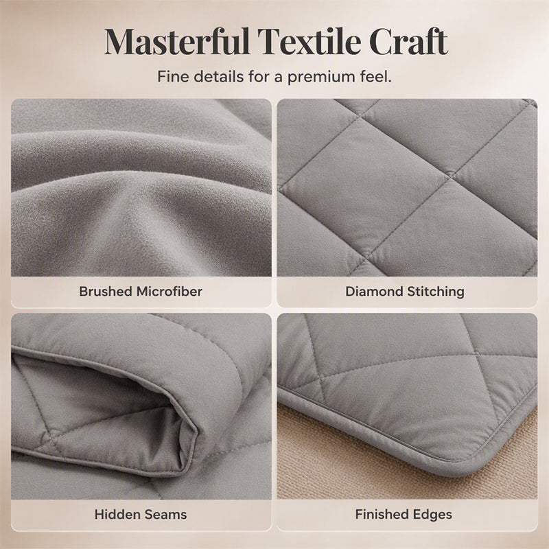 ⏳Limited-time 50% off⏰3-Piece Quilted Comforter Set with Shams🛌