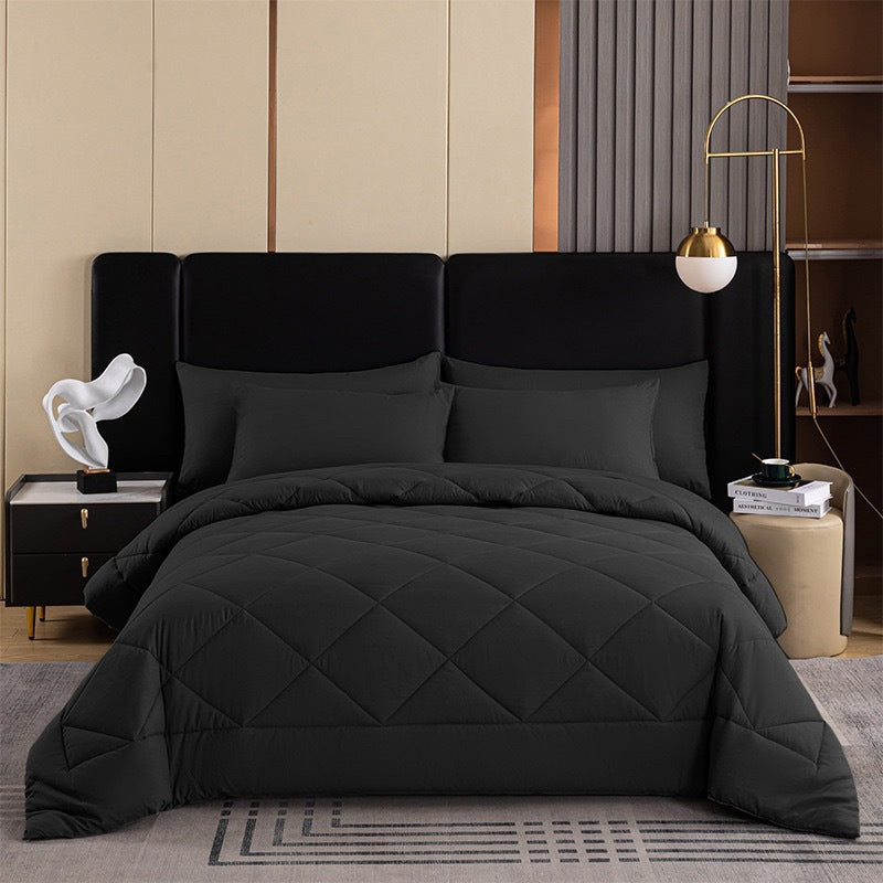 ⏳Limited-time 50% off⏰3-Piece Quilted Comforter Set with Shams🛌