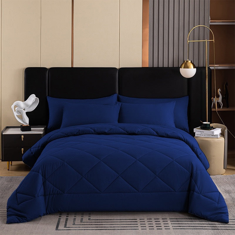 ⏳Limited-time 50% off⏰3-Piece Quilted Comforter Set with Shams🛌