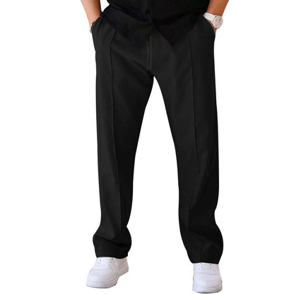 🔥 LAST DAY PROMOTION - 50%OFF 🔥Men's Drawstring Waist Straight-Leg Pants